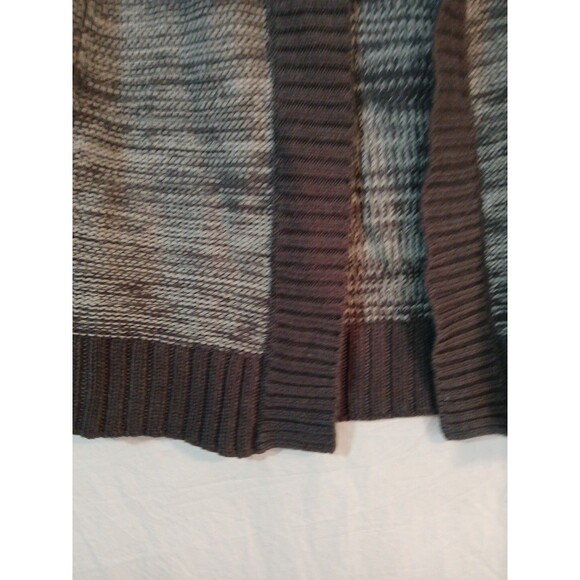 NWT Sonoma Life +style Shawl Cardigan Sweater 3button Light/ Dark Grays Womens M - Picture 3 of 16